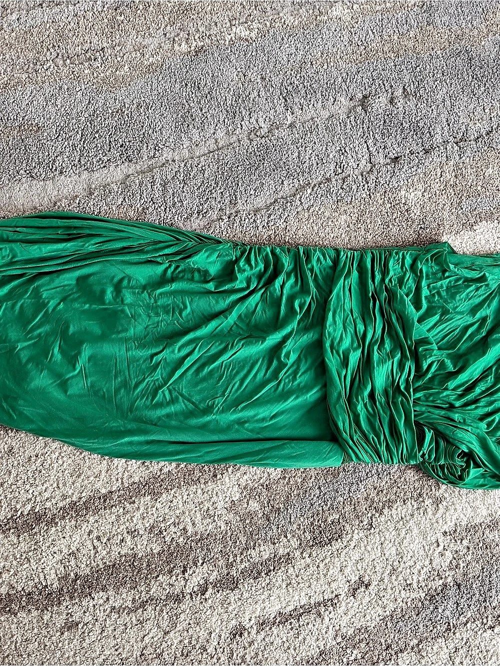 Motel Ruched Green Mini Dress Size Medium